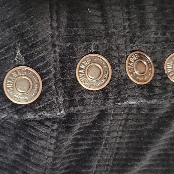 Shyanne Women's Size XL Mini Black Corduroy Button-Up Skirt - Picture 5 of 6